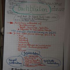 Ein Flipchart mit Grafiken